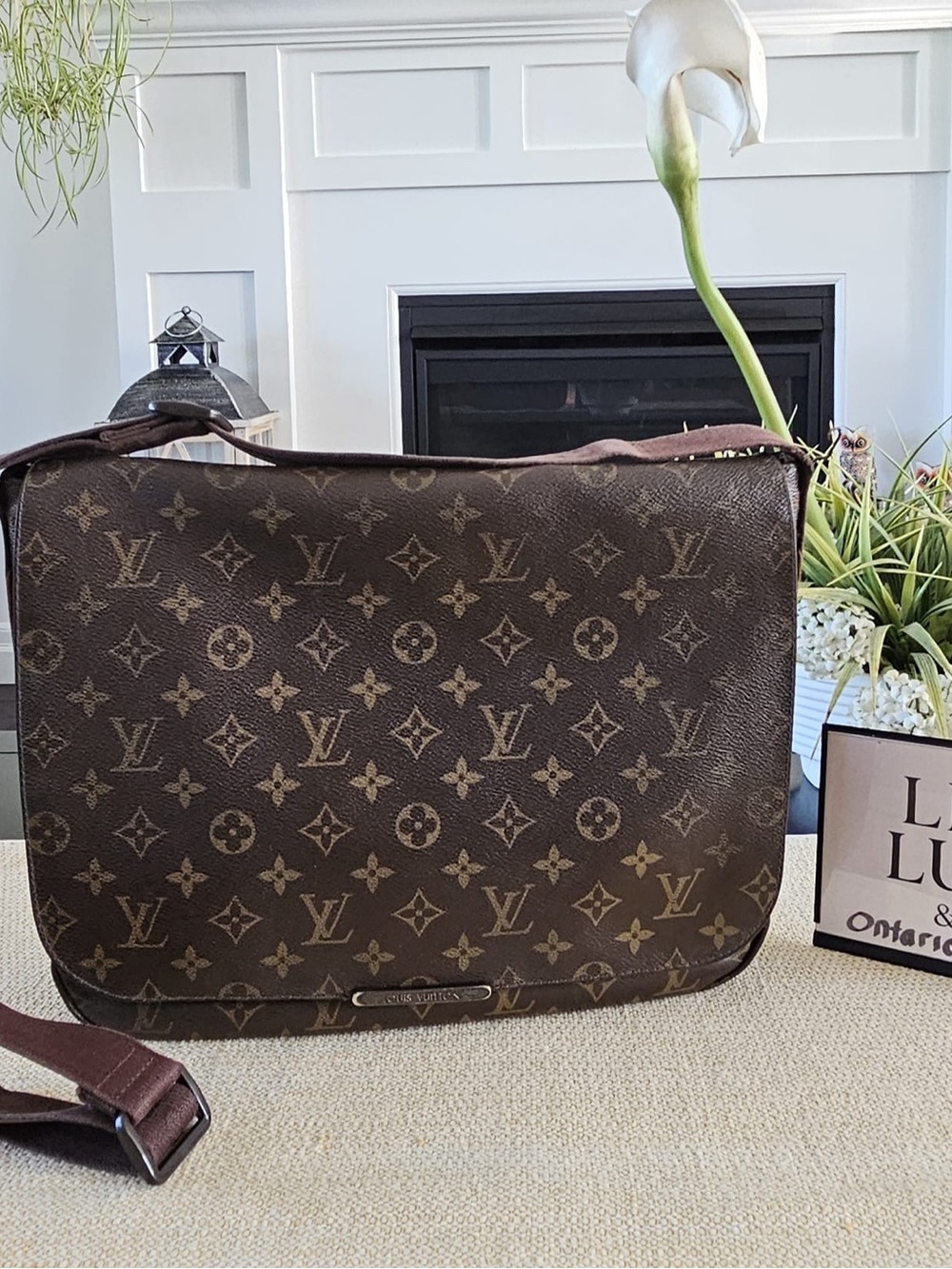 Louis Vuitton Brown Monogram keyboard Messenger Bag